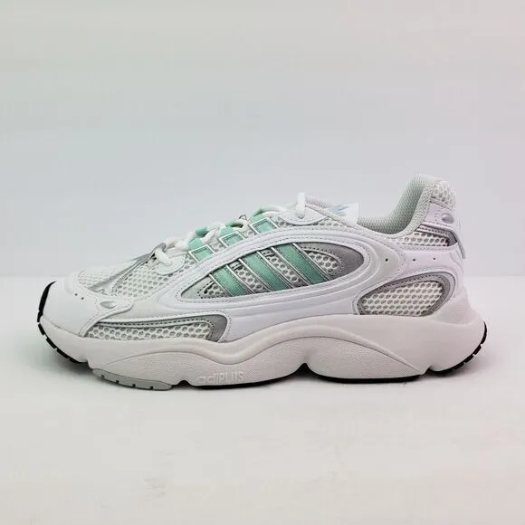 Adidas Ozmillen Mens Size 10 White Clear Mint Silver Running Sneaker Shoes IF656