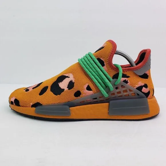 Adidas Pharrell Williams x NMD Human Race Mens Sz 9.5 Animal Print Sneaker Shoes