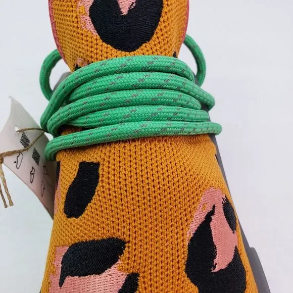 Adidas Pharrell Williams x NMD Human Race Mens Sz 9.5 Animal Print Sneaker Shoes
