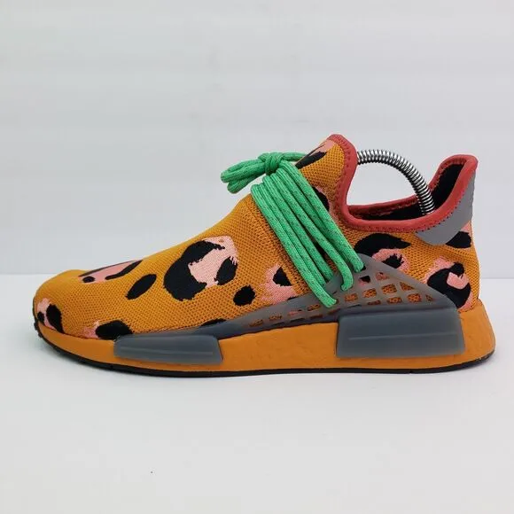 Adidas Pharrell x NMD Human Race mens Size 10.5 Animal Print Sneaker Shoes GZ443