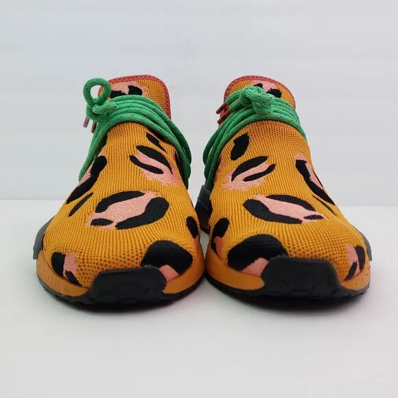 Adidas Pharrell x NMD Human Race mens Size 10.5 Animal Print Sneaker Shoes GZ443
