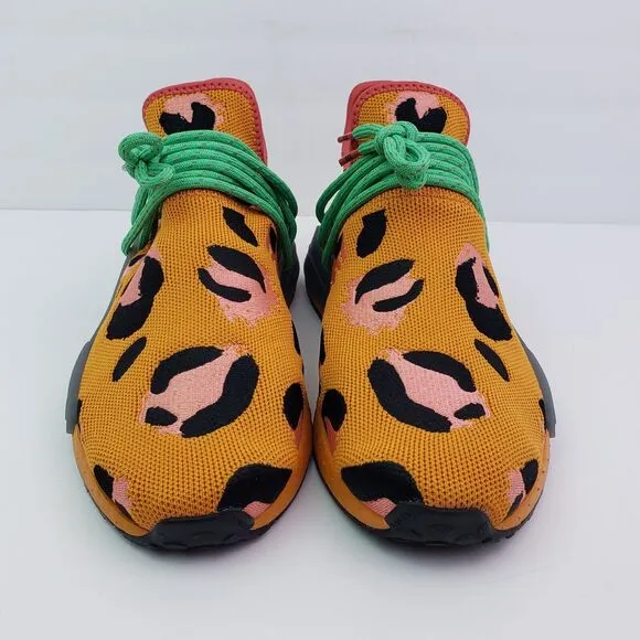 Adidas Pharrell x NMD Human Race mens Size 10.5 Animal Print Sneaker Shoes GZ443