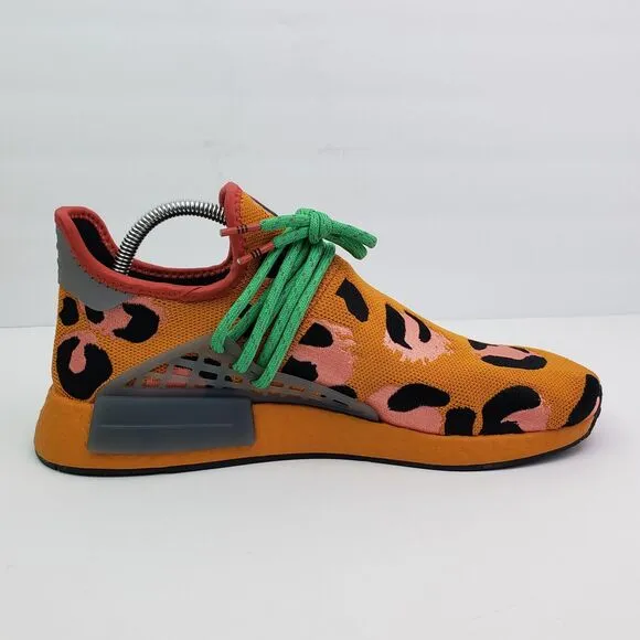Adidas Pharrell x NMD Human Race mens Size 10.5 Animal Print Sneaker Shoes GZ443