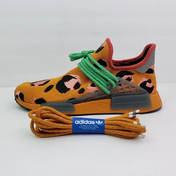 Adidas Pharrell x NMD Human Race mens Size 10.5 Animal Print Sneaker Shoes GZ443