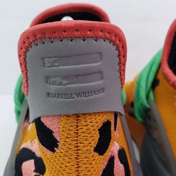 Adidas Pharrell x NMD Human Race mens Size 10.5 Animal Print Sneaker Shoes GZ443