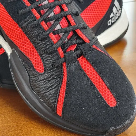 adidas Posterize EG8879 Black / Red / Silver Size 9 Men's Basketball Shoes NWB