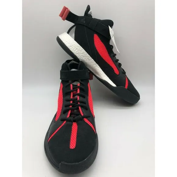 adidas Posterize Men's Basketball Core Black Shock Red Silver EG6879 Size 11🛒