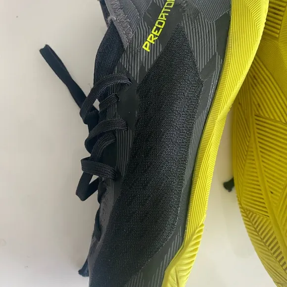 Adidas predator 4.5 usa Black and Yellow Athletic Shoes