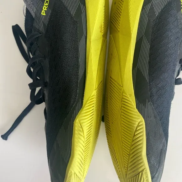 Adidas predator 4.5 usa Black and Yellow Athletic Shoes