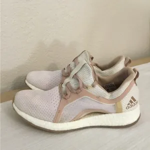 Adidas PureBoost X Clima Women's Size 9.5 Running Shoes Ash Pearl Orchid