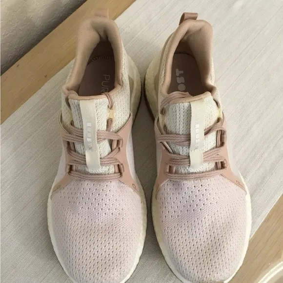 Adidas PureBoost X Clima Women's Size 9.5 Running Shoes Ash Pearl Orchid
