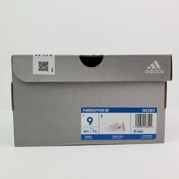 Adidas PureMotion SE Womens Size 9 White Gold Athletic Sneaker Shoes GX2183