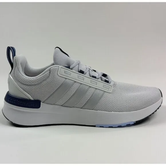 Adidas Racer TR21 Men Size 11.5 Wide White Low Running Shoes Sneakers HP2730