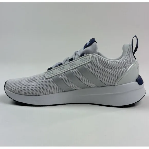Adidas Racer TR21 Men Size 11.5 Wide White Low Running Shoes Sneakers HP2730