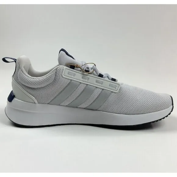 Adidas Racer TR21 Men Size 11.5 Wide White Low Running Shoes Sneakers HP2730