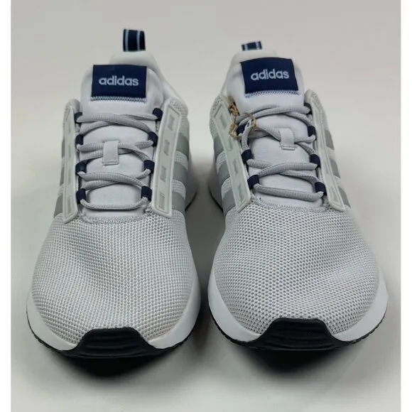 Adidas Racer TR21 Men Size 11.5 Wide White Low Running Shoes Sneakers HP2730