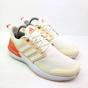 Adidas RapidaSport K Girls Size 7Y Womens Sz 8 Off White Solar Red Sneaker Shoes