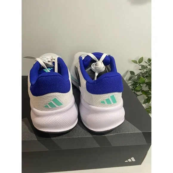 Adidas Response Running Shoes Mens Size 11.5 White &amp; Blue Lightweight