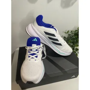 Adidas Response Running Shoes Mens Size 11.5 White &amp; Blue Lightweight