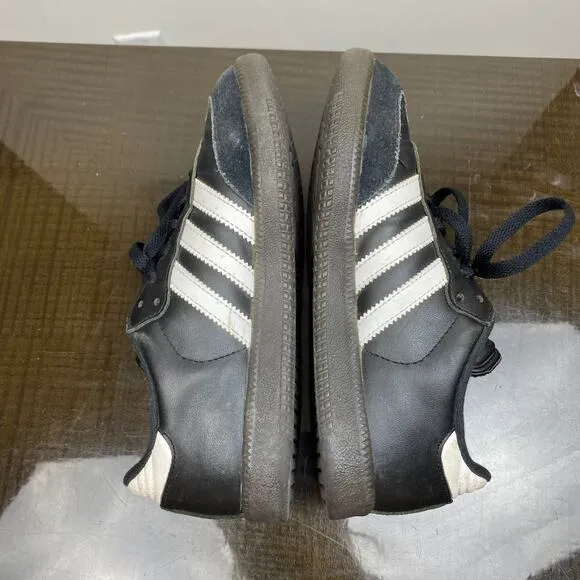Adidas Samba Classic Black Gum Sneakers Shoes Boy's 3