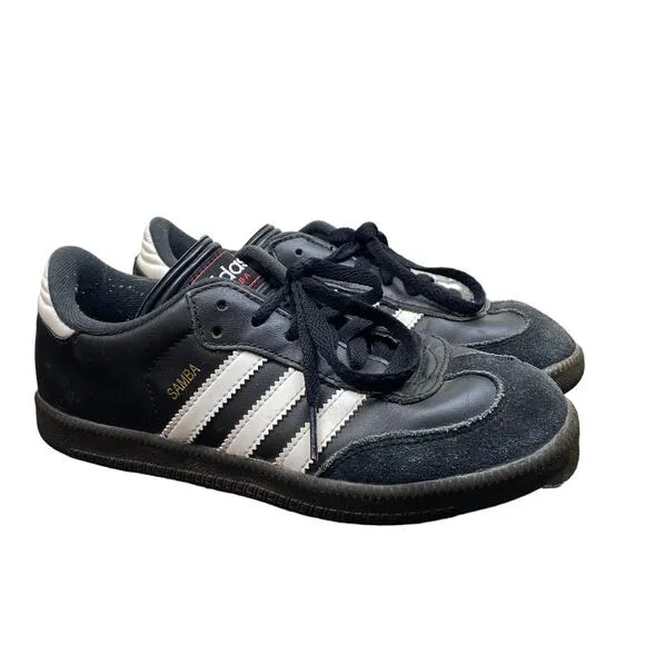 Adidas Samba Classic Black Gum Sneakers Shoes Boy's 3
