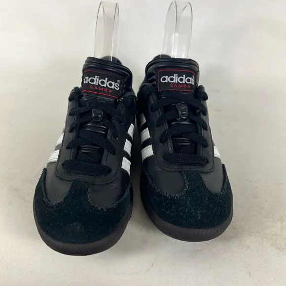 Adidas Samba Classic Soccer Shoes Kid's 1.5 Black Lace Up Youth 1 Soccer 036516