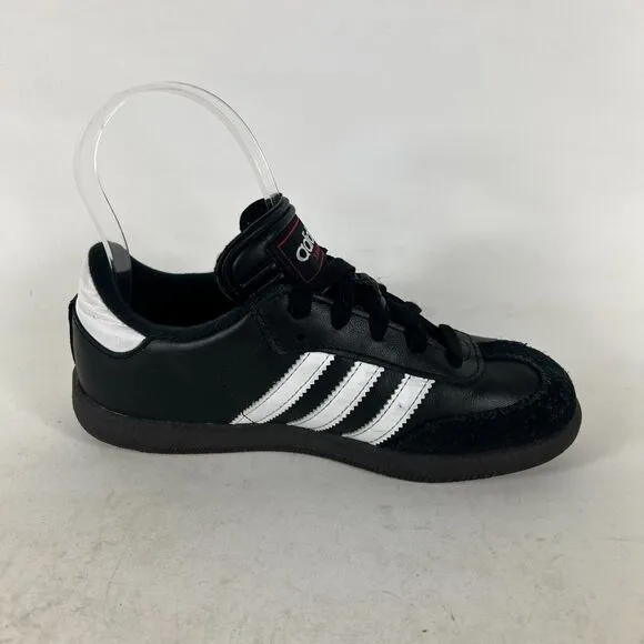 Adidas Samba Classic Soccer Shoes Kid's 1.5 Black Lace Up Youth 1 Soccer 036516