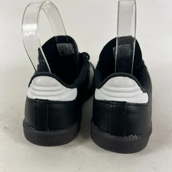 Adidas Samba Classic Soccer Shoes Kid's 1.5 Black Lace Up Youth 1 Soccer 036516