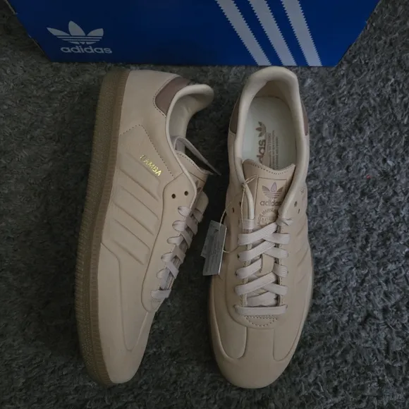 Adidas Samba IG1243 Halo Blush Men 10 Leather Shoes Classic 042025