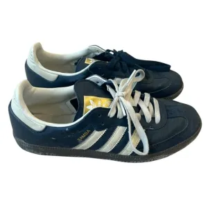 Adidas Samba Navy and White Sneakers Suede 💙