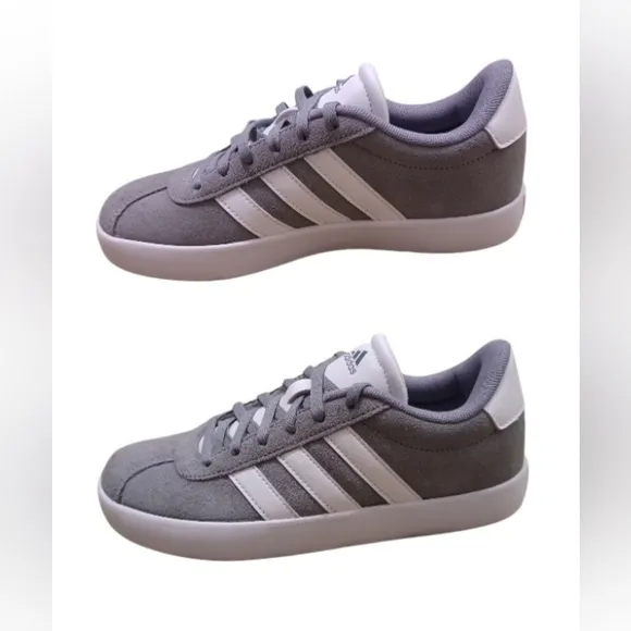 Adidas Shoes, VL Court 3.0 K, ID6314, Unisex Color Gray, Size US 3.5 Kids