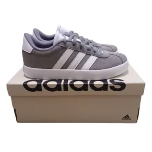 Adidas Shoes, VL Court 3.0 K, ID6314, Unisex Color Gray, Size US 3.5 Kids