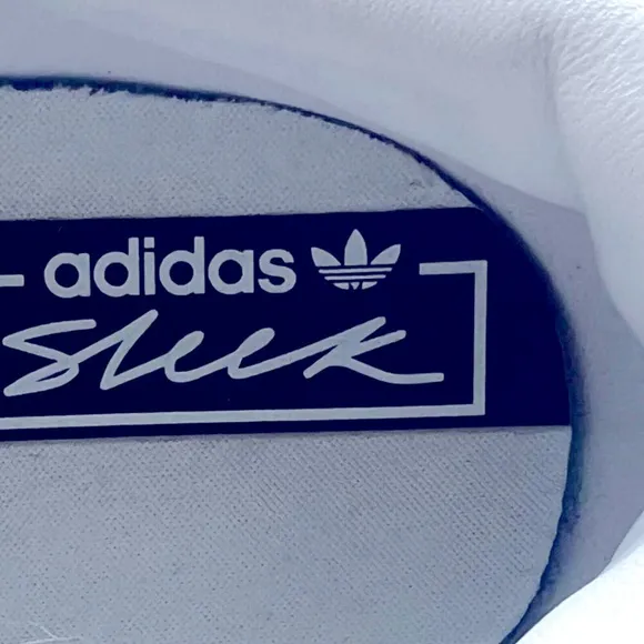 Adidas Shoes Women’s Size 8 Sleek Super EF8858 White Low Top Lace Up Sneakers