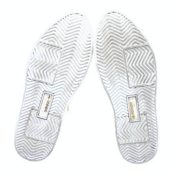 Adidas Shoes Women’s Size 8 Sleek Super EF8858 White Low Top Lace Up Sneakers