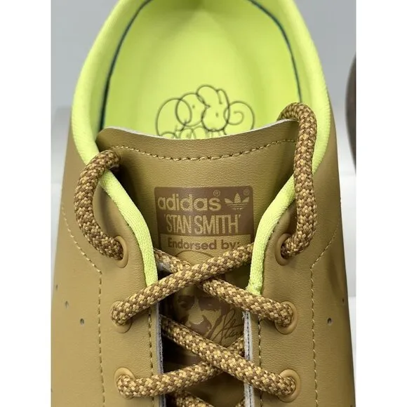 Adidas Stan Smith Plant And Grow GY9666 Mens Size 11 Golden Beige Slip-On