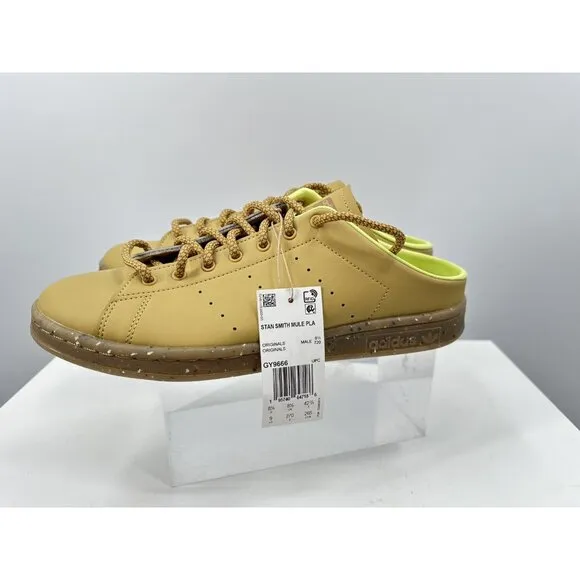 Adidas Stan Smith Plant And Grow GY9666 Mens Size 11 Golden Beige Slip-On
