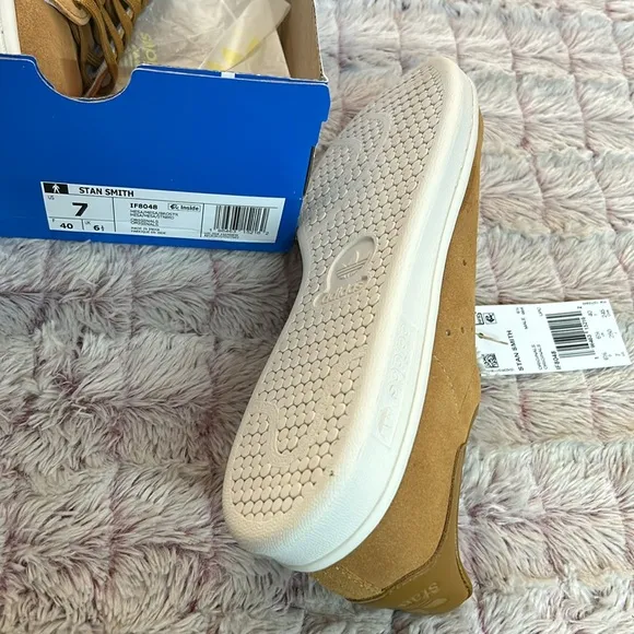 Adidas Stan Smith suede sneakers