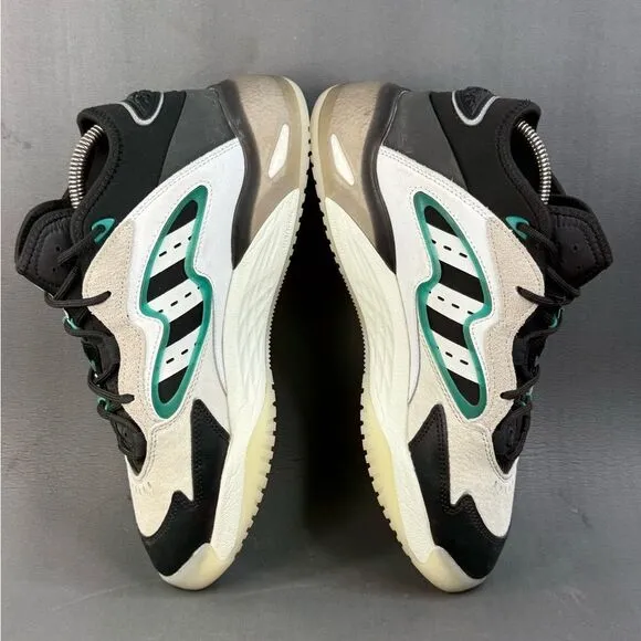 Adidas Streetball 2 'White Black Glory Green' sneaker shoes men’s size 9