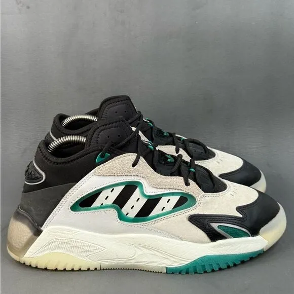 Adidas Streetball 2 'White Black Glory Green' sneaker shoes men’s size 9