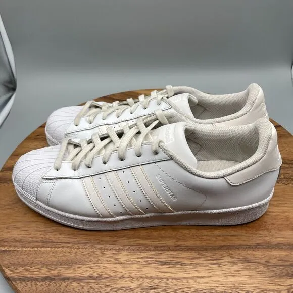 Adidas Superstar Foundation Mens Size 13 B27136 White Casual Shoes Sneakers
