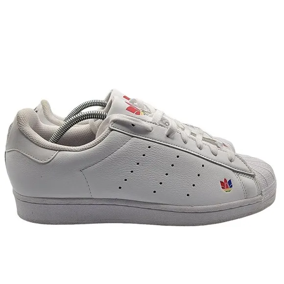 Adidas Superstar Pure Men 10.5 Athletic Sneaker Casual Shoes White FZ2153