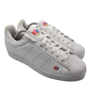 Adidas Superstar Pure Men 10.5 Athletic Sneaker Casual Shoes White FZ2153