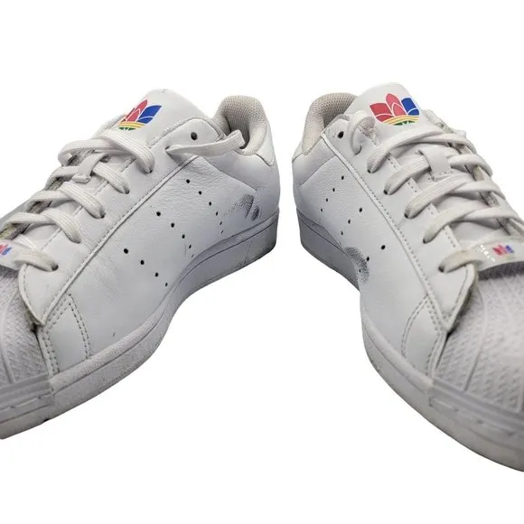 Adidas Superstar Pure Men 10.5 Athletic Sneaker Casual Shoes White FZ2153