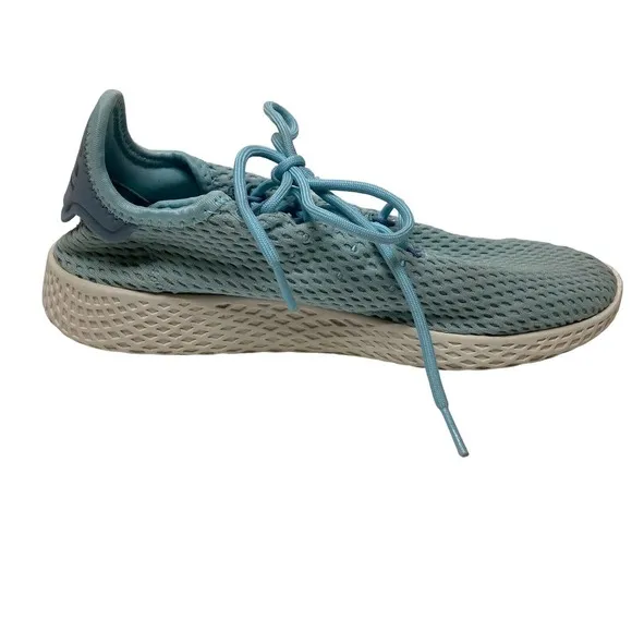 Adidas Tennis Hu X Pharrell Williams Ice Blue CP9802 Youth 6.5 Sneaker Shoes