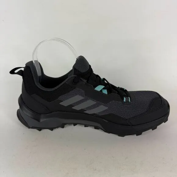 Adidas Terrex AX4 Sneakers Women's 8.5 Gray Mesh Lace Up Low Top Running Shoes