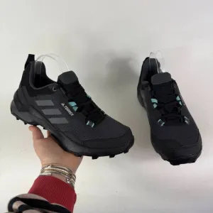 Adidas Terrex AX4 Sneakers Women's 8.5 Gray Mesh Lace Up Low Top Running Shoes