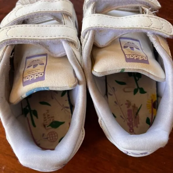 Adidas Toddler Girls Save The Bee's Superstar Sneakers- Sz. 9