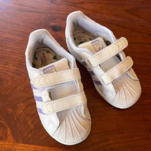Adidas Toddler Girls Save The Bee's Superstar Sneakers- Sz. 9