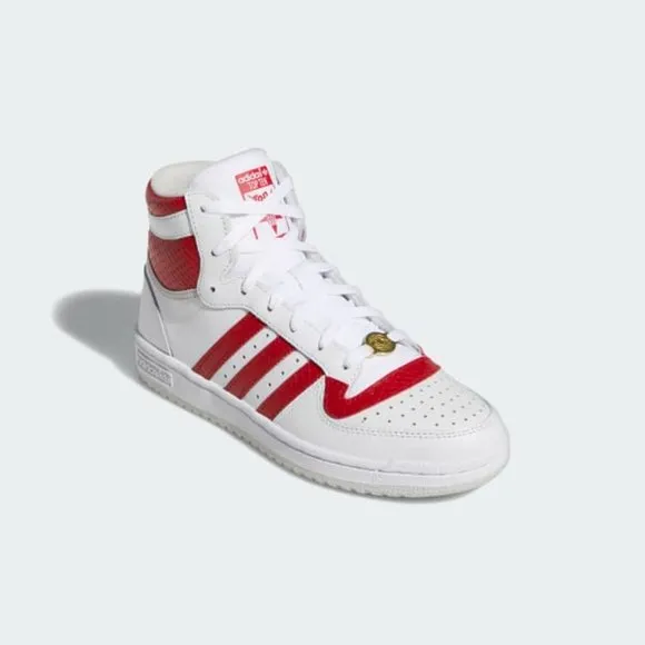 Adidas Top Ten RB Mid Womens Casual Shoes White Red HP9547 NEW Multi Sz