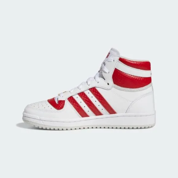 Adidas Top Ten RB Mid Womens Casual Shoes White Red HP9547 NEW Multi Sz